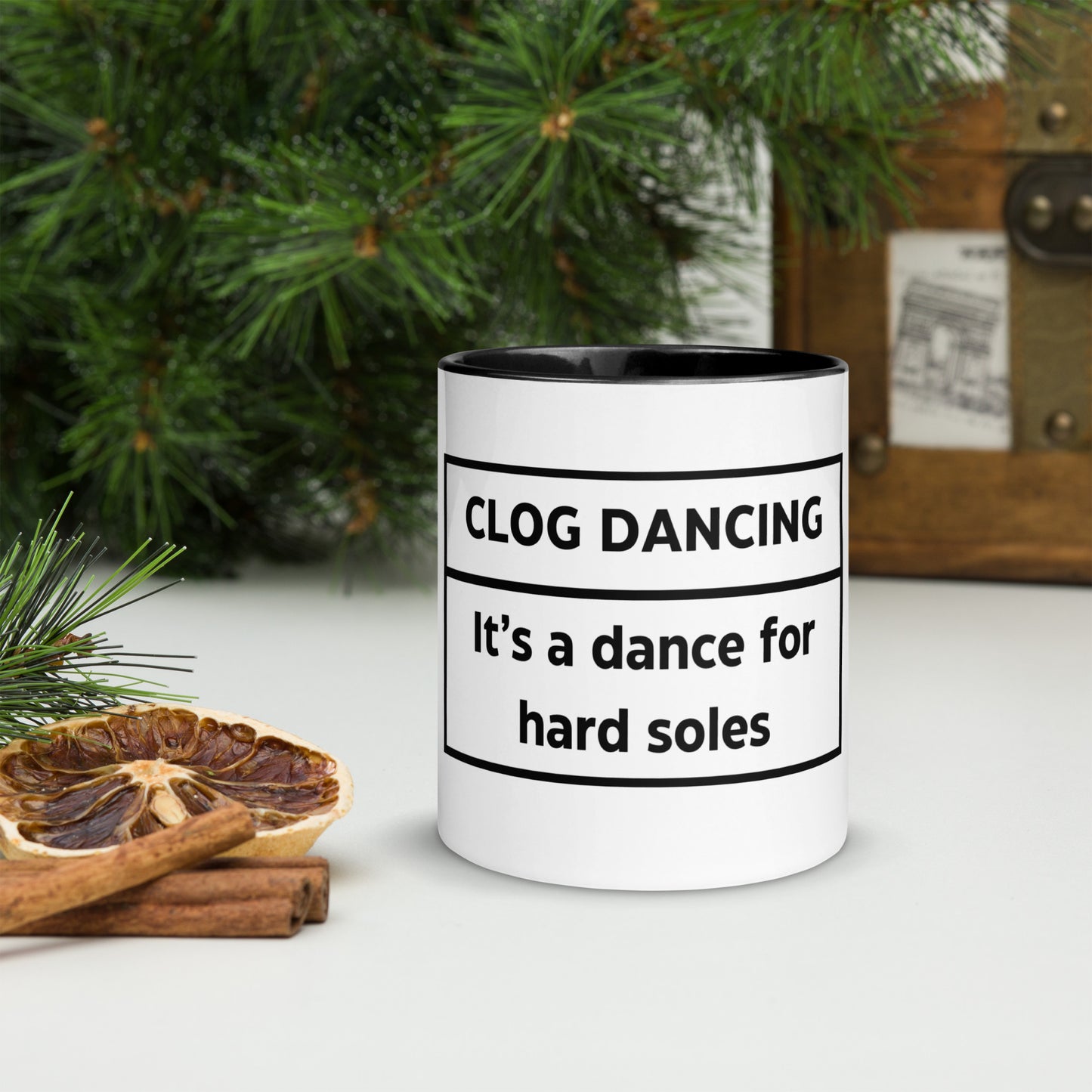 Clog Dancer Clogging Soles Mug with Colour Inside