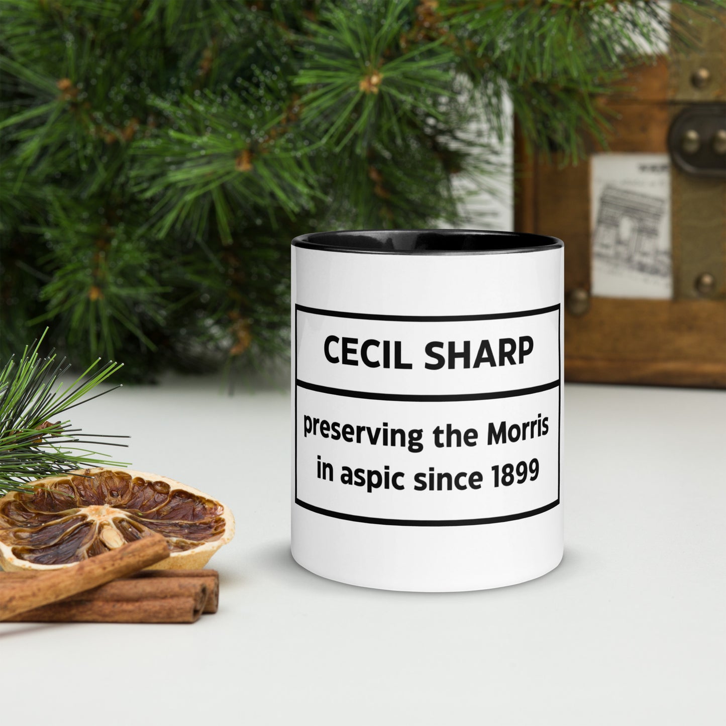 Cecil Sharp Aspic Mug with Colur Inside