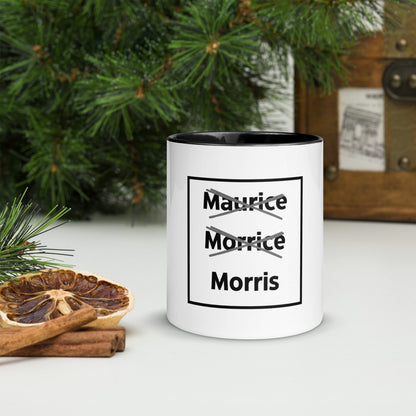Maurice Morrice Morris Mug with Colour Inside