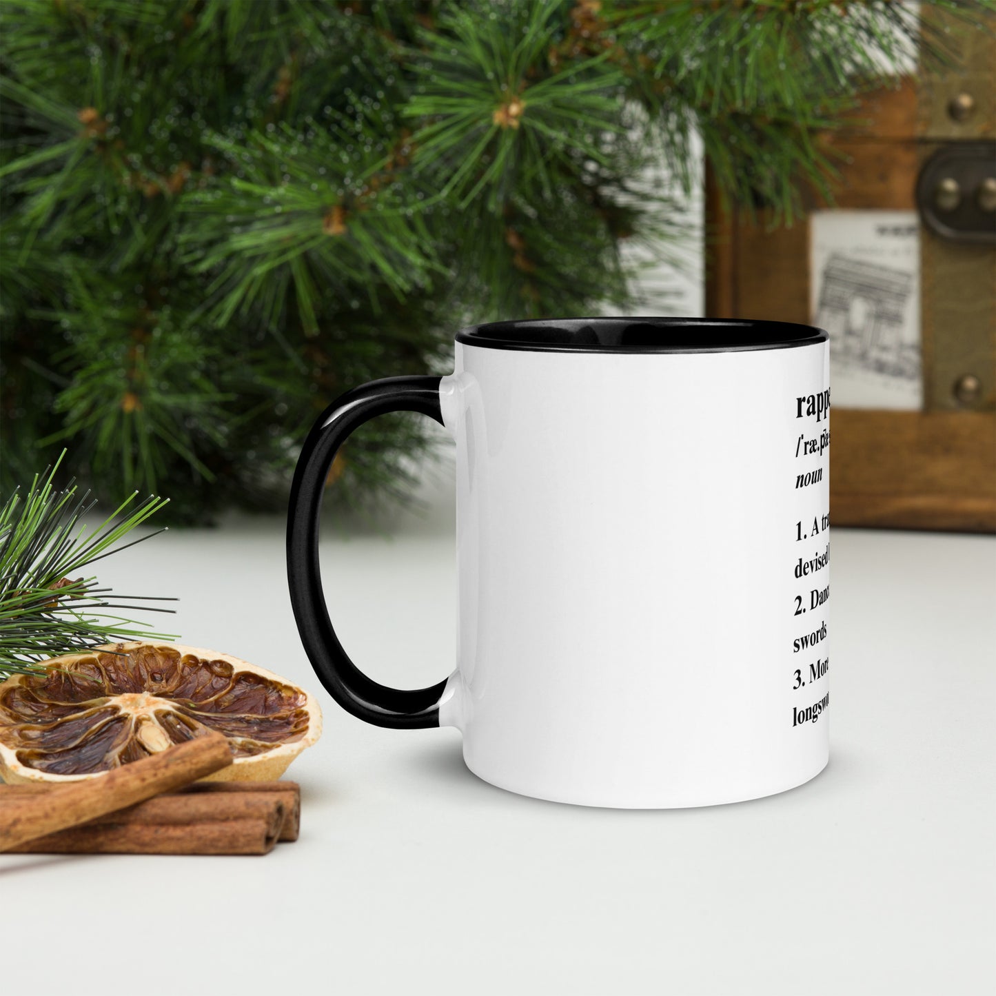 Rapper Sword definition Mug with Colour Inside
