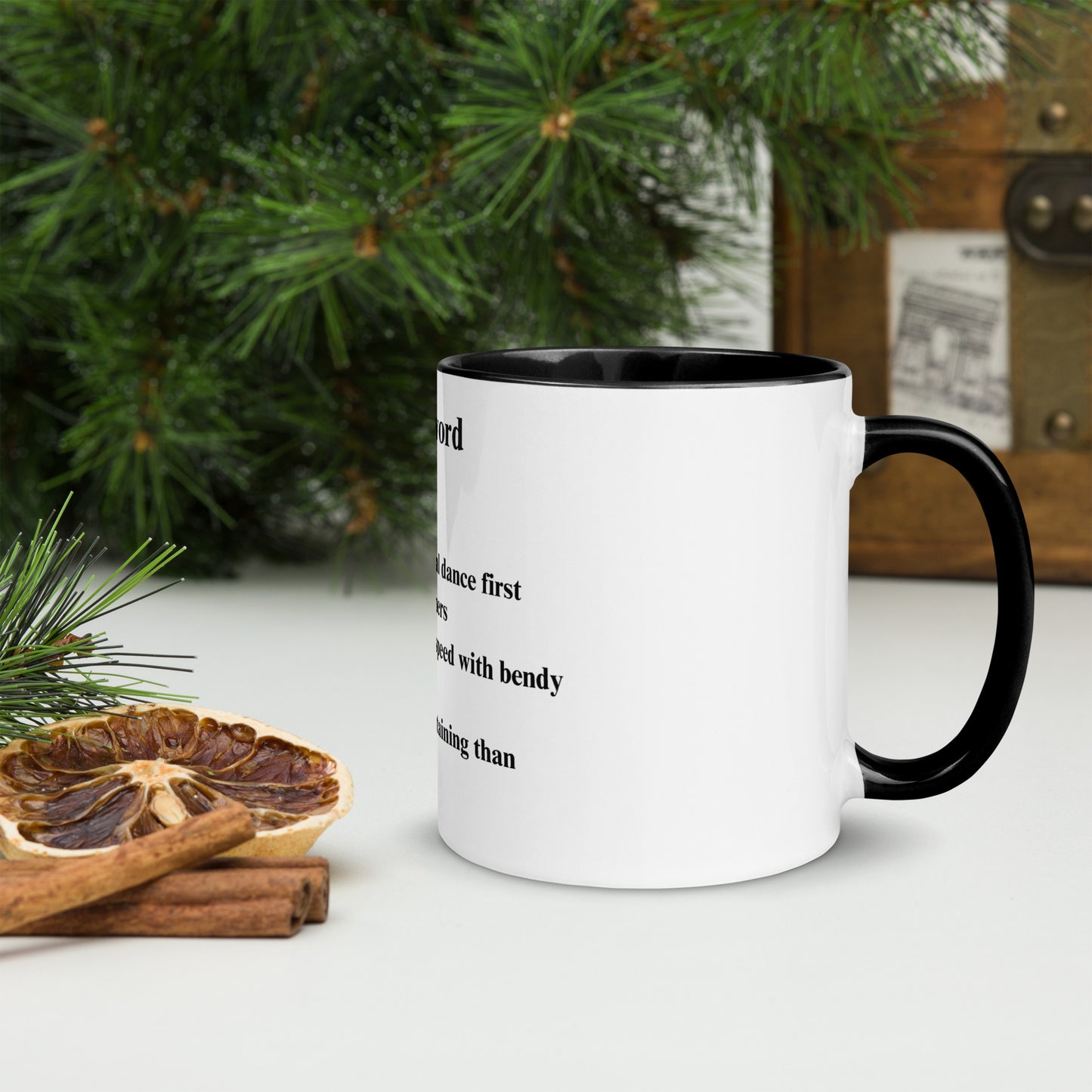 Rapper Sword definition Mug with Colour Inside