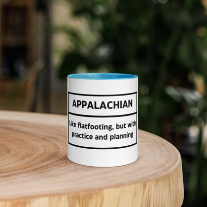 Appalachian Practice Mug with Colour Inside