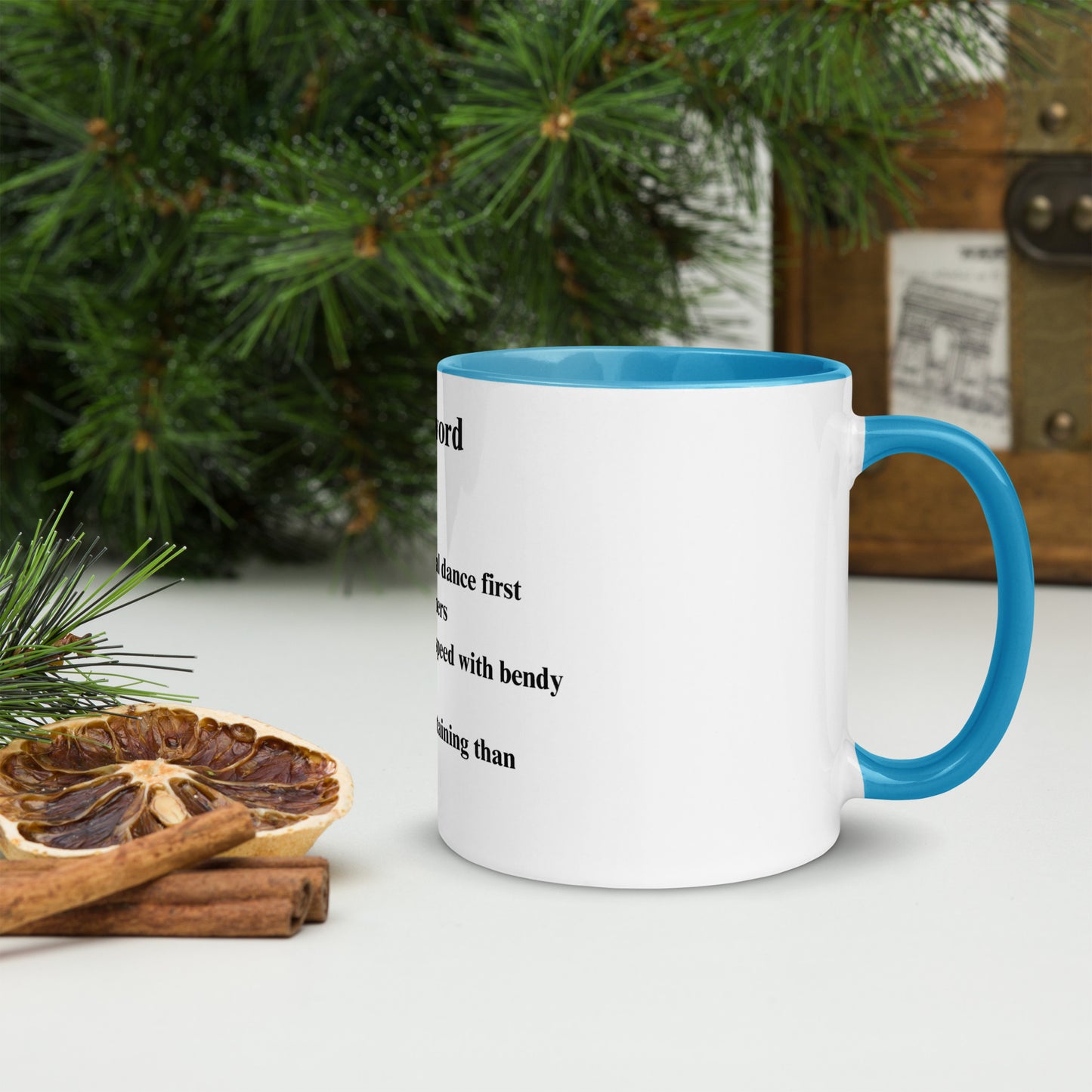 Rapper Sword definition Mug with Colour Inside
