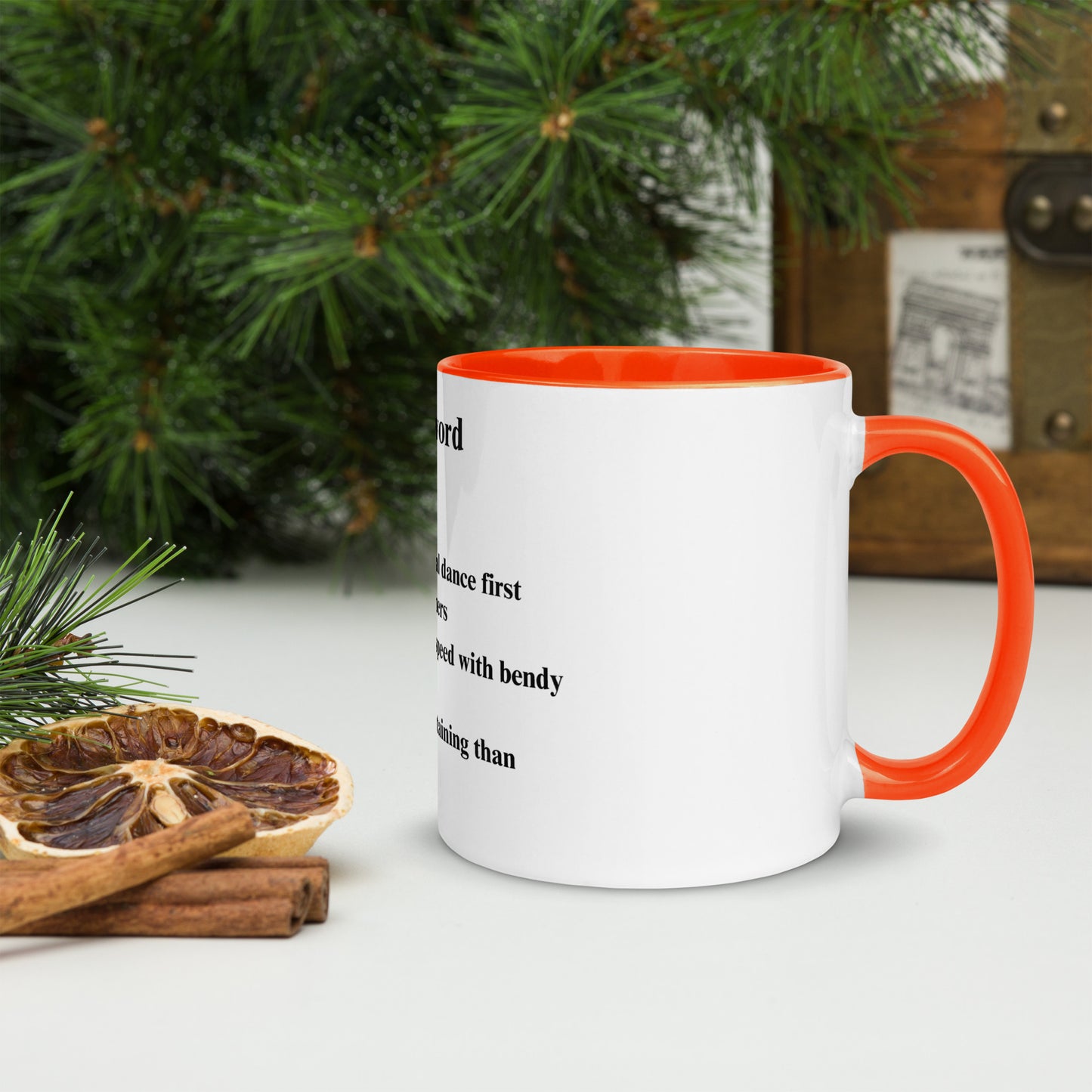 Rapper Sword definition Mug with Colour Inside