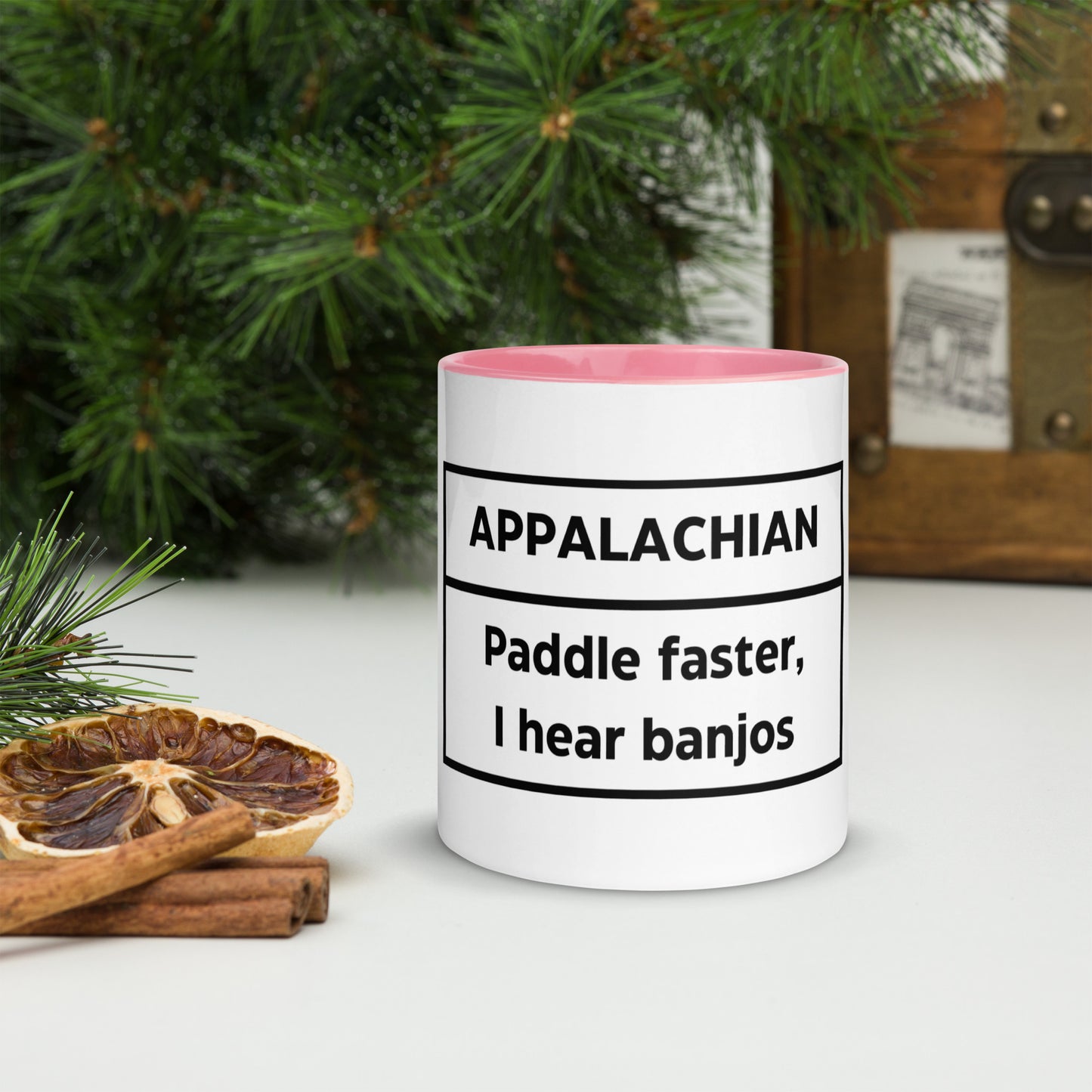 Appalachian Banjos Mug with Colour Inside