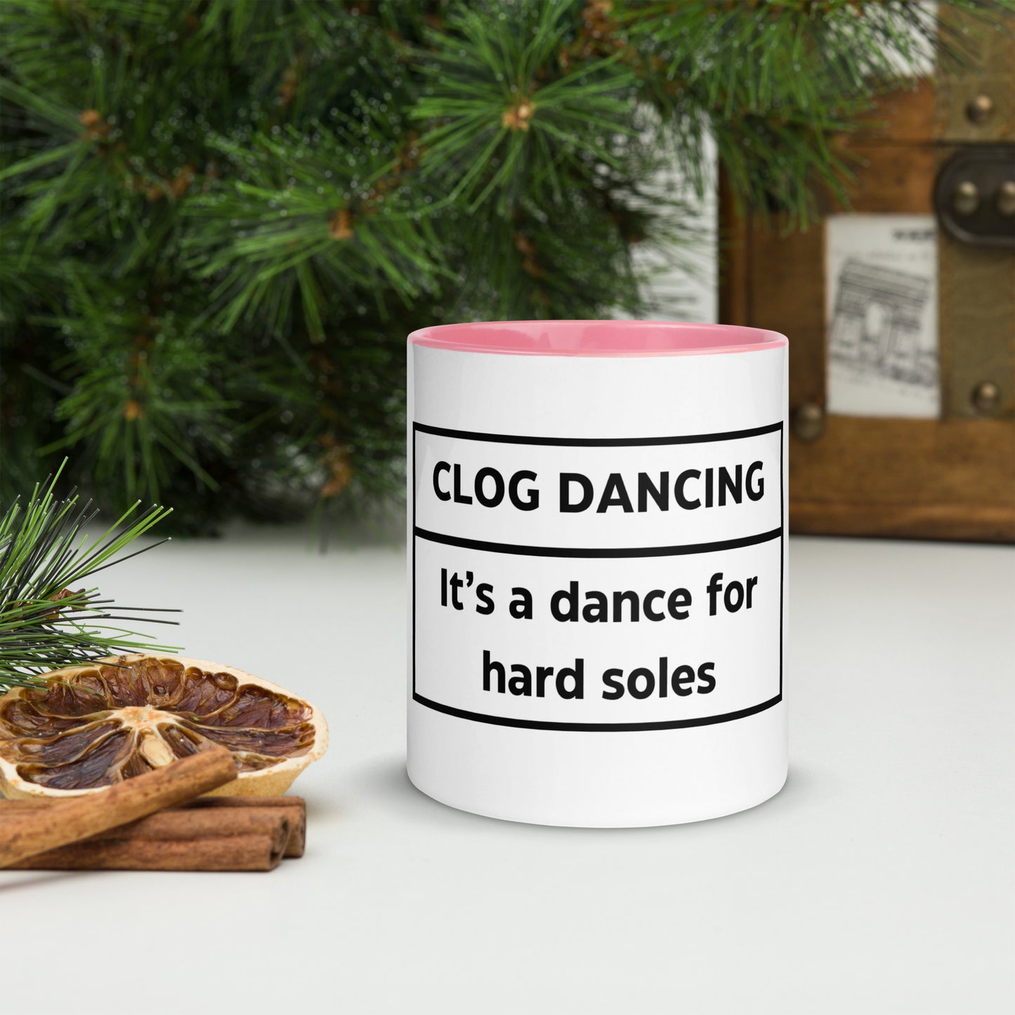 Clog Dancer Clogging Soles Mug with Colour Inside