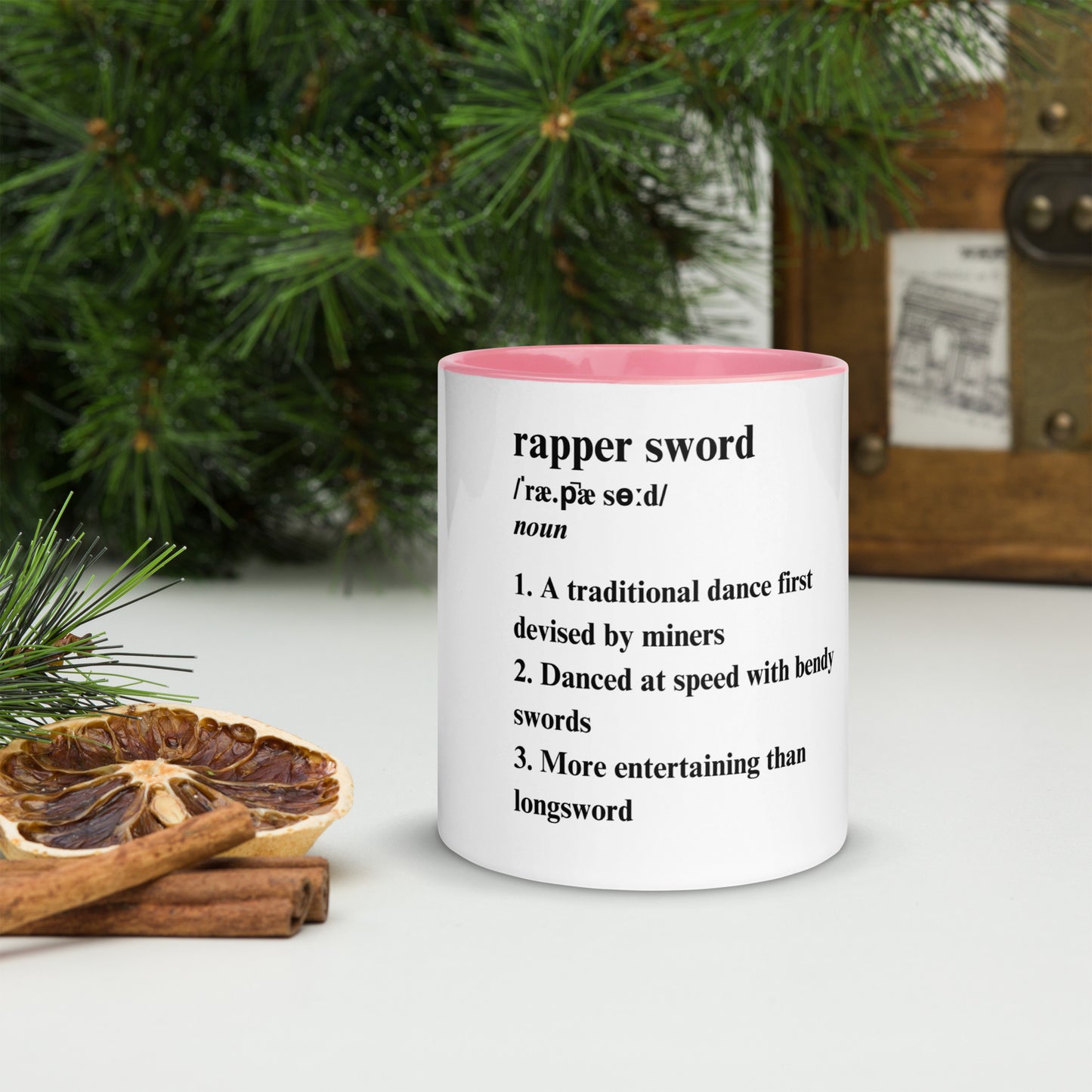 Rapper Sword definition Mug with Colour Inside