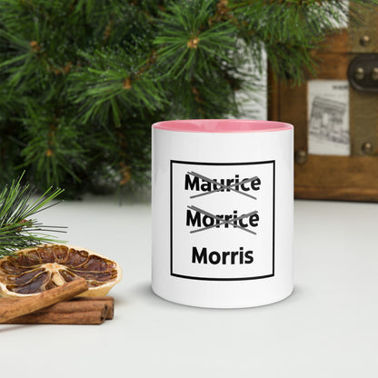 Maurice Morrice Morris Mug with Colour Inside