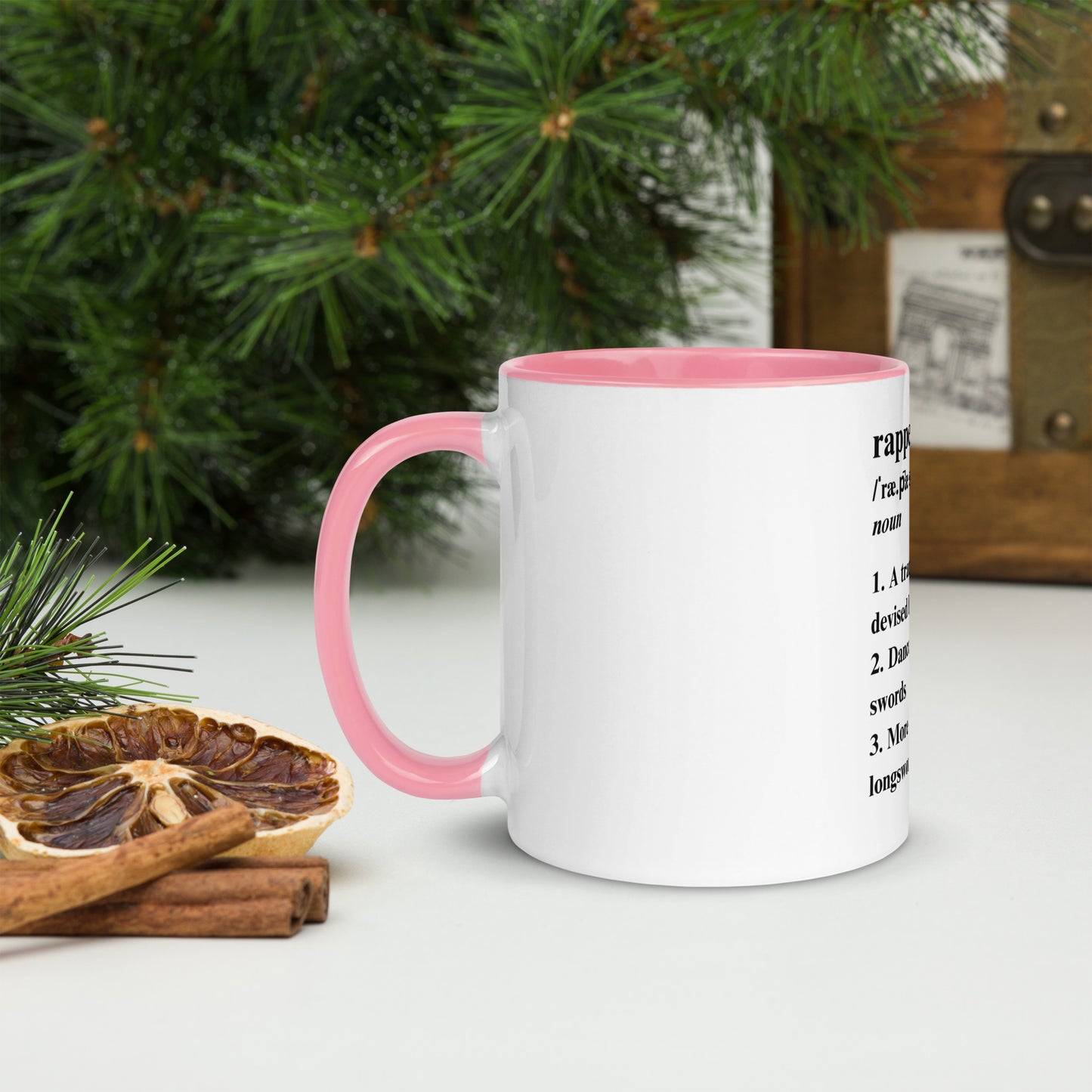 Rapper Sword definition Mug with Colour Inside