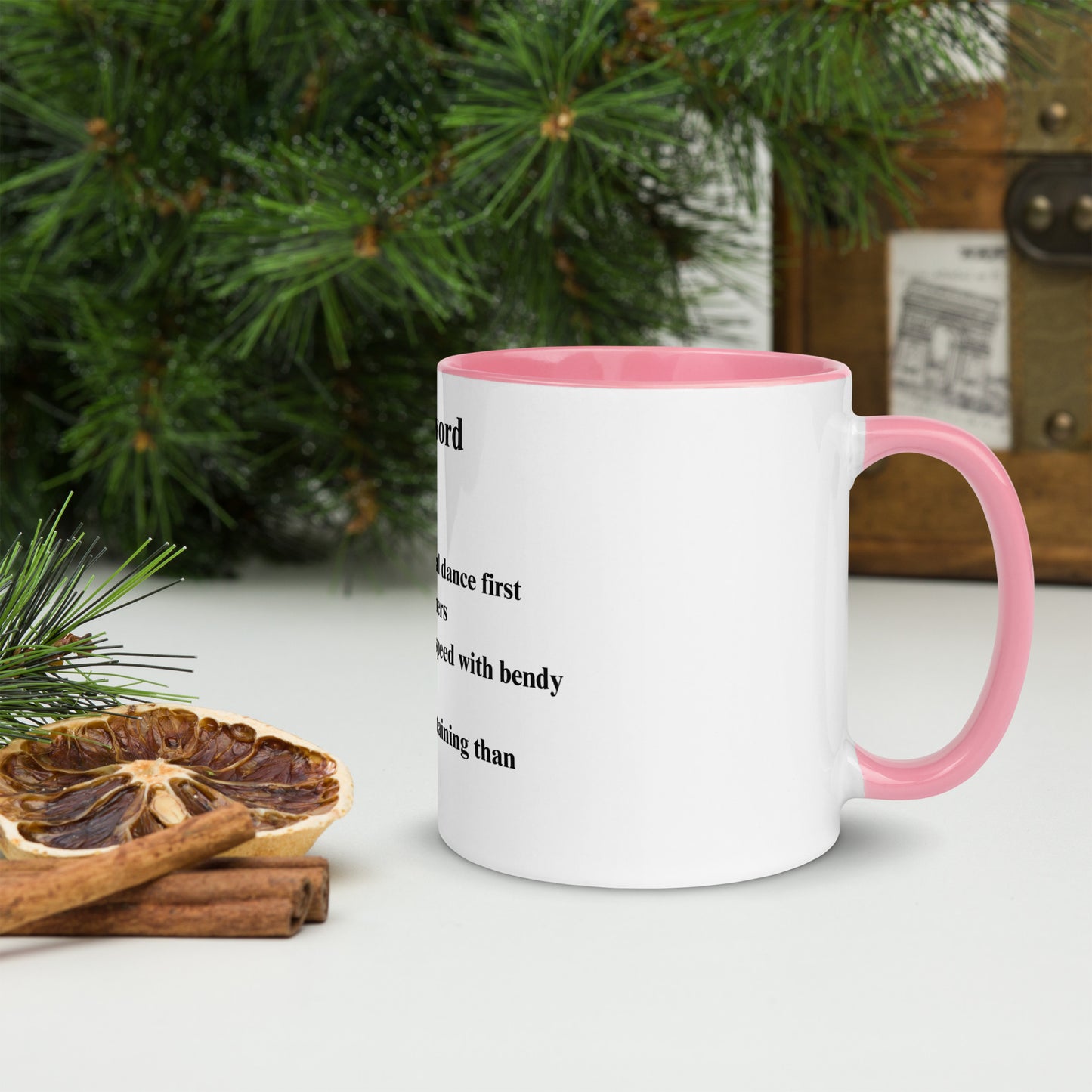 Rapper Sword definition Mug with Colour Inside