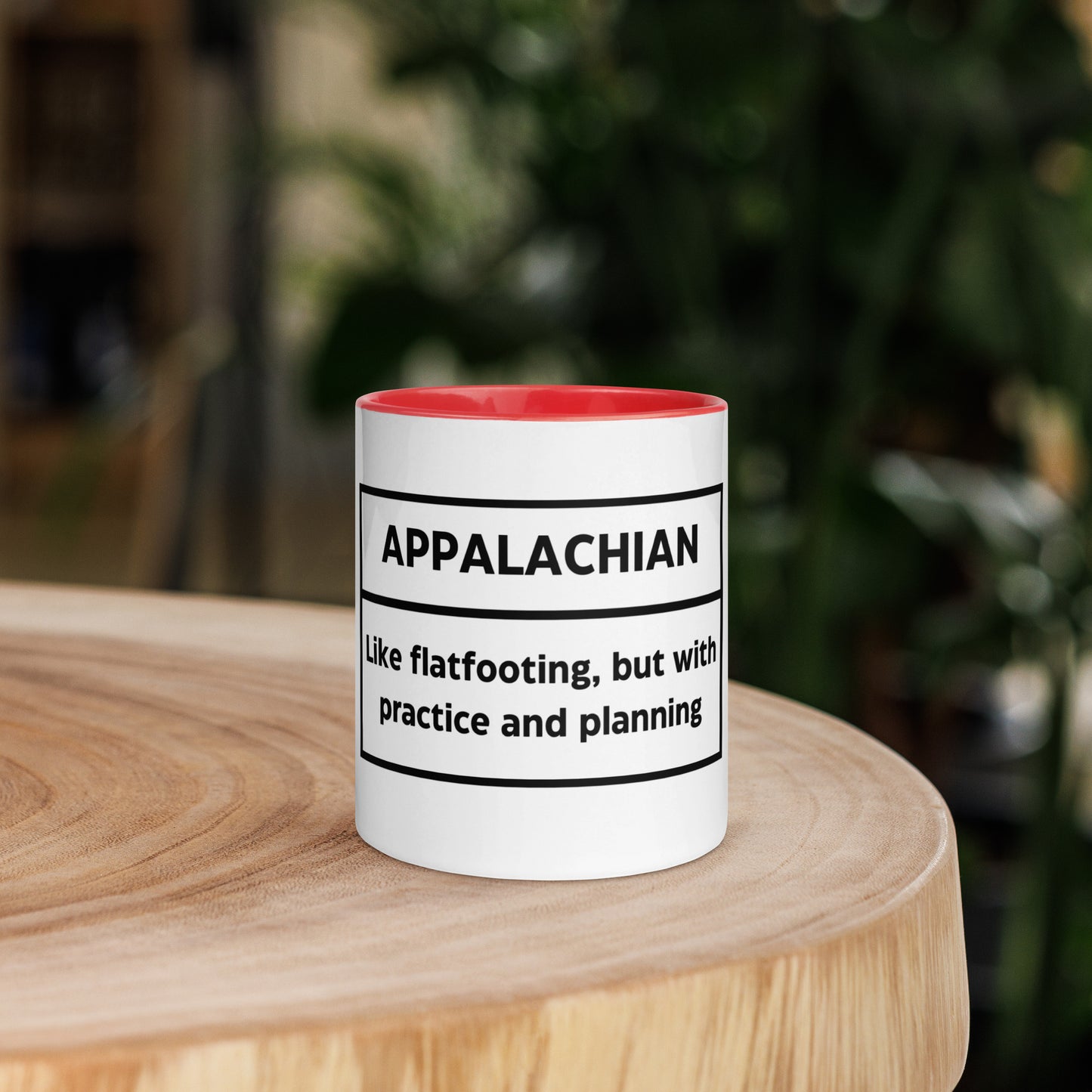 Appalachian Practice Mug with Colour Inside