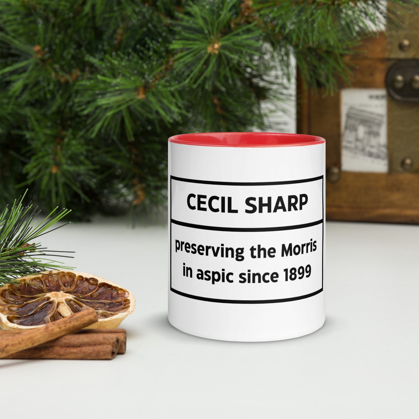 Cecil Sharp Aspic Mug with Colur Inside