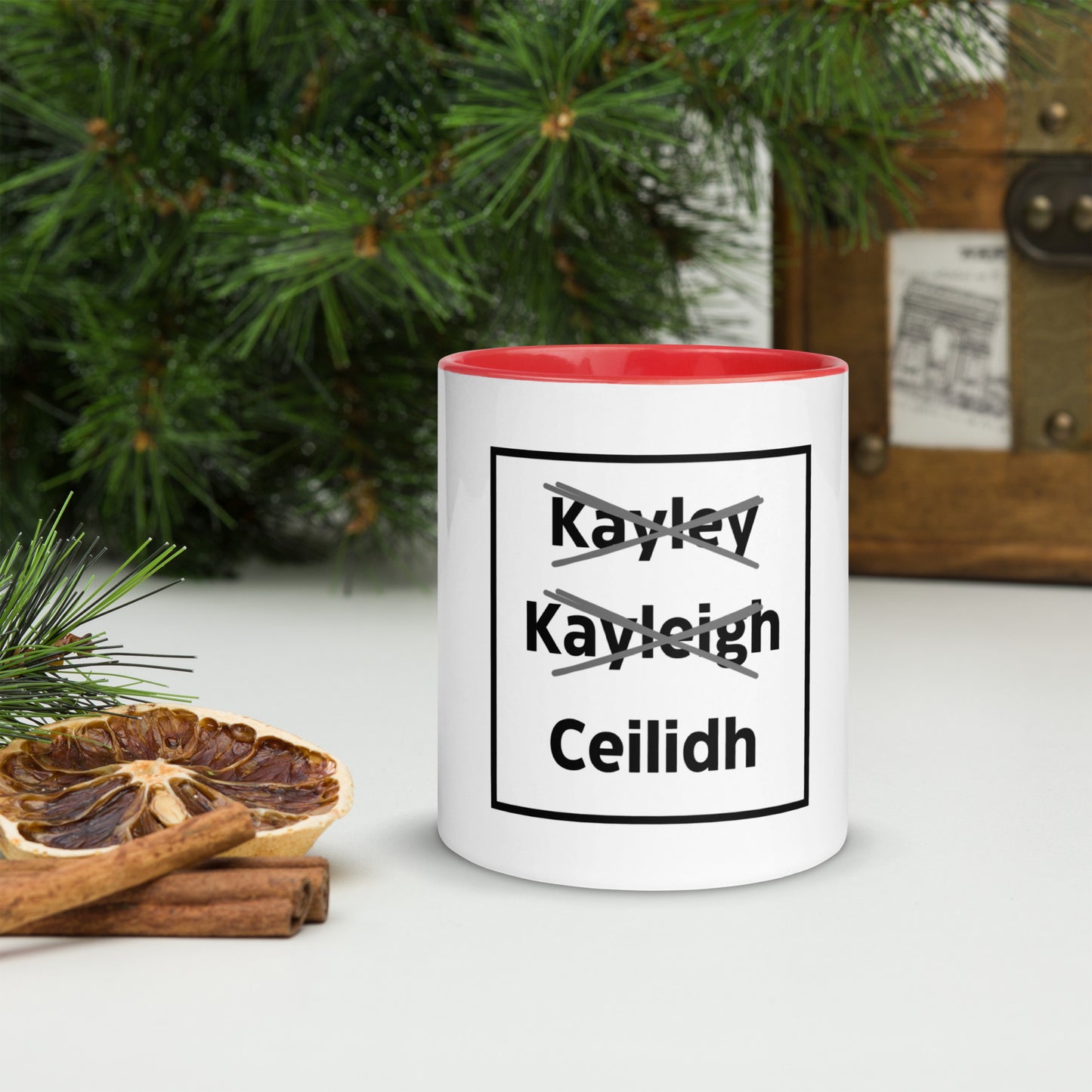 Ceilidh Mug with Colour Inside