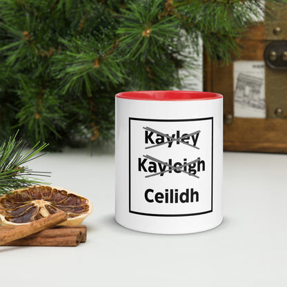 Ceilidh Mug with Colour Inside