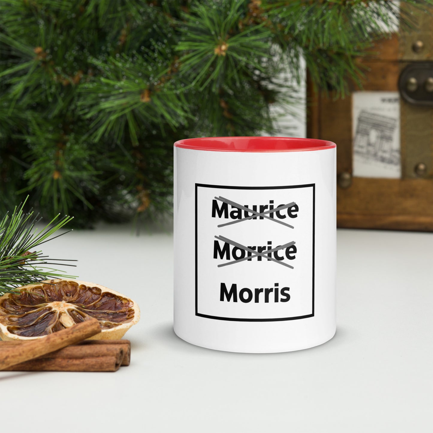Maurice Morrice Morris Mug with Colour Inside