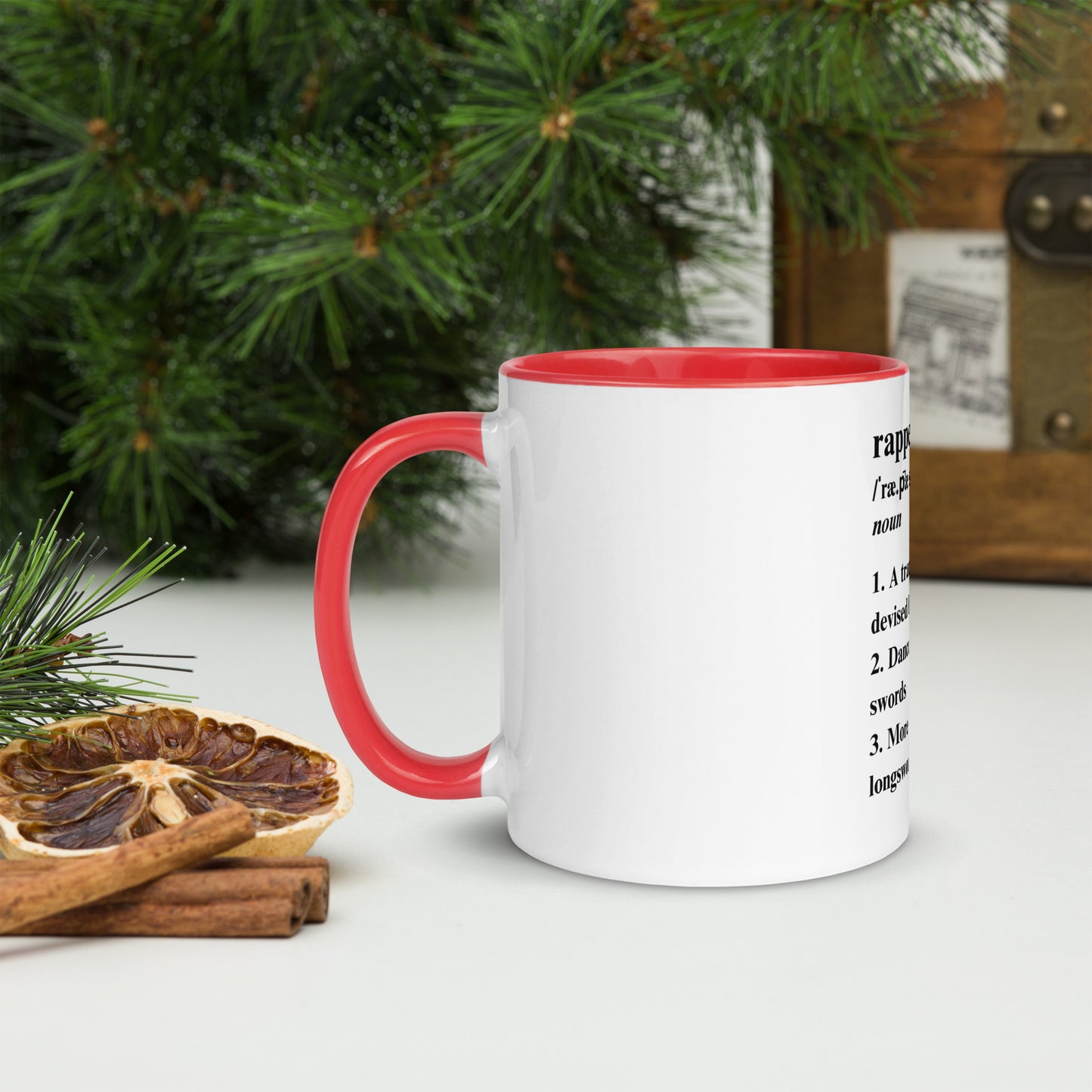 Rapper Sword definition Mug with Colour Inside