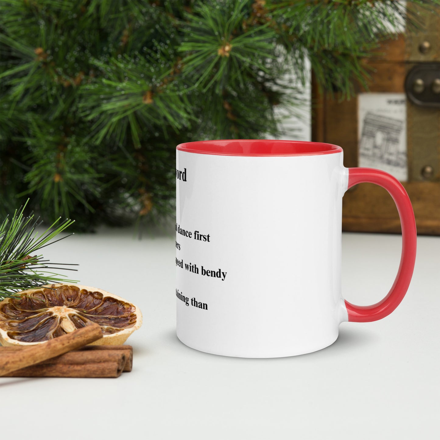Rapper Sword definition Mug with Colour Inside