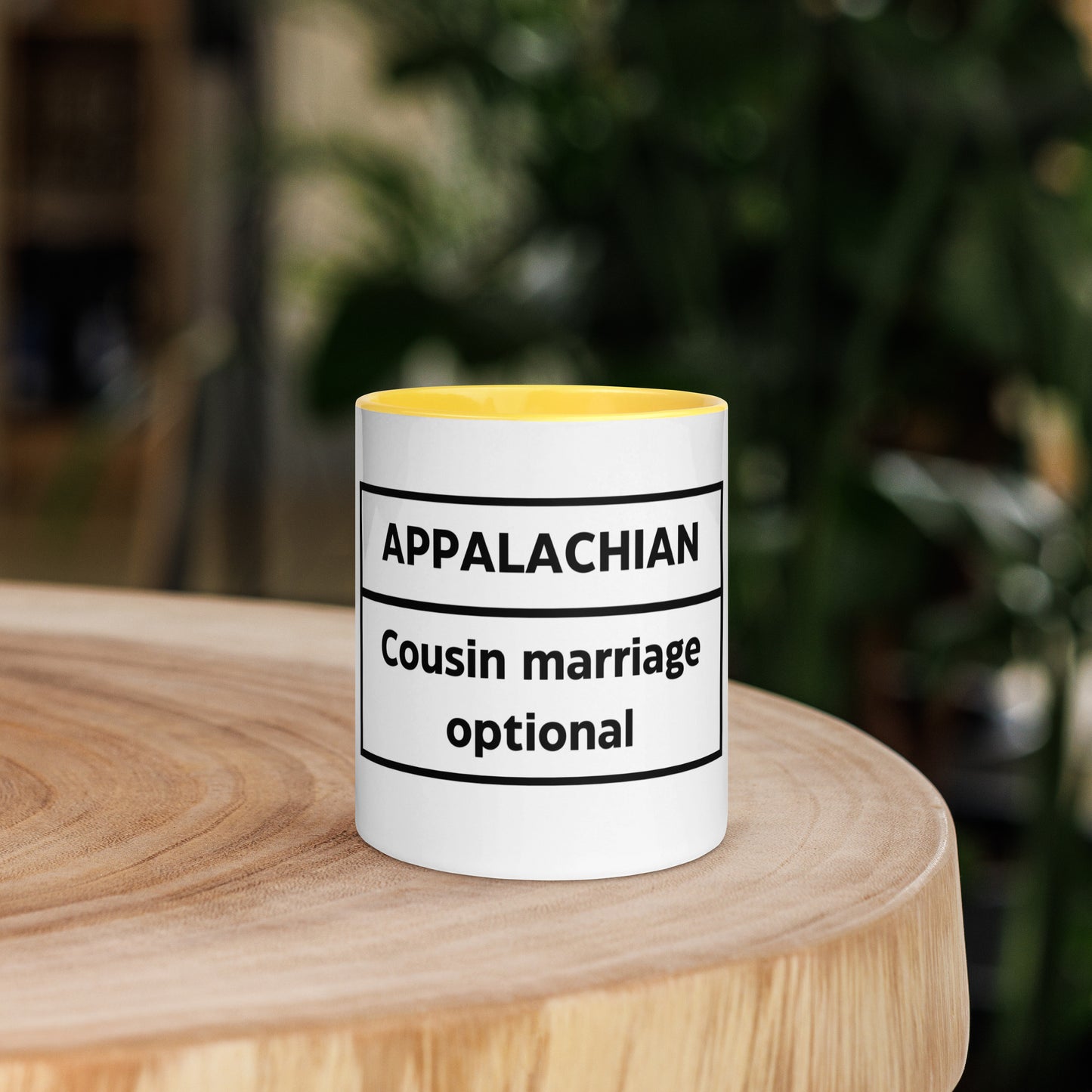 Appalachian Cousin Mug with Colour Inside