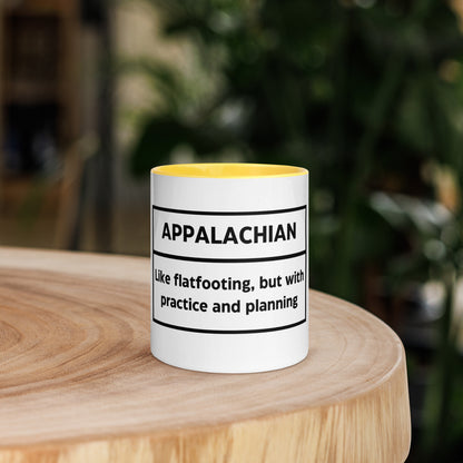 Appalachian Practice Mug with Colour Inside