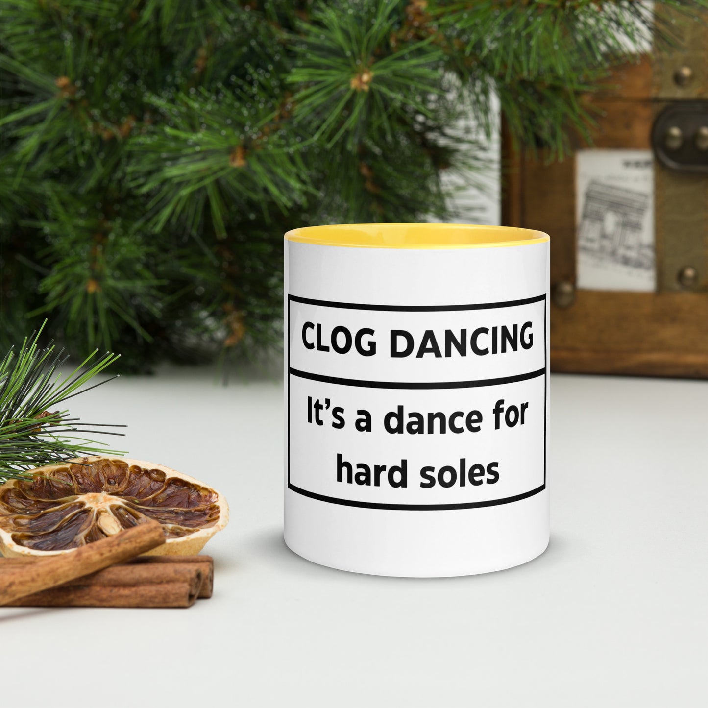 Clog Dancer Clogging Soles Mug with Colour Inside