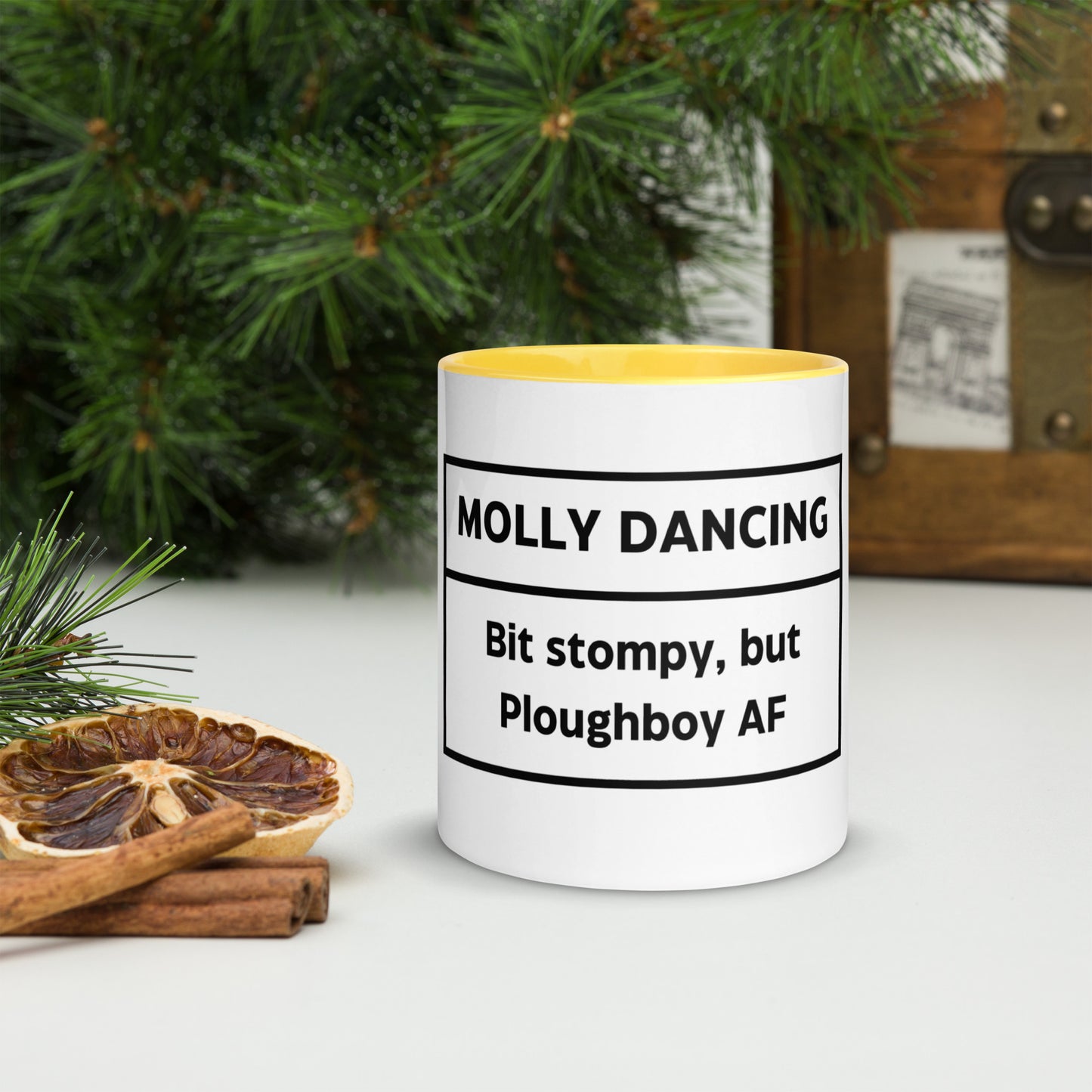 Molly Ploughboy Mug with Colour Inside