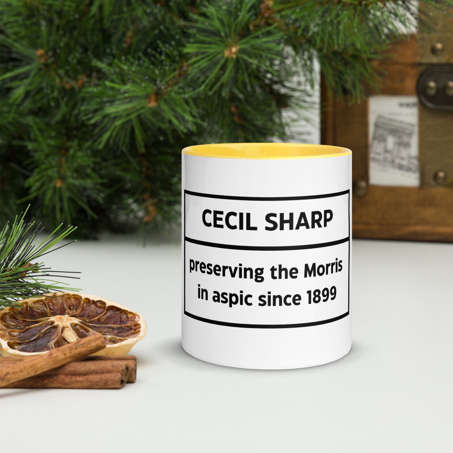 Cecil Sharp Aspic Mug with Colur Inside