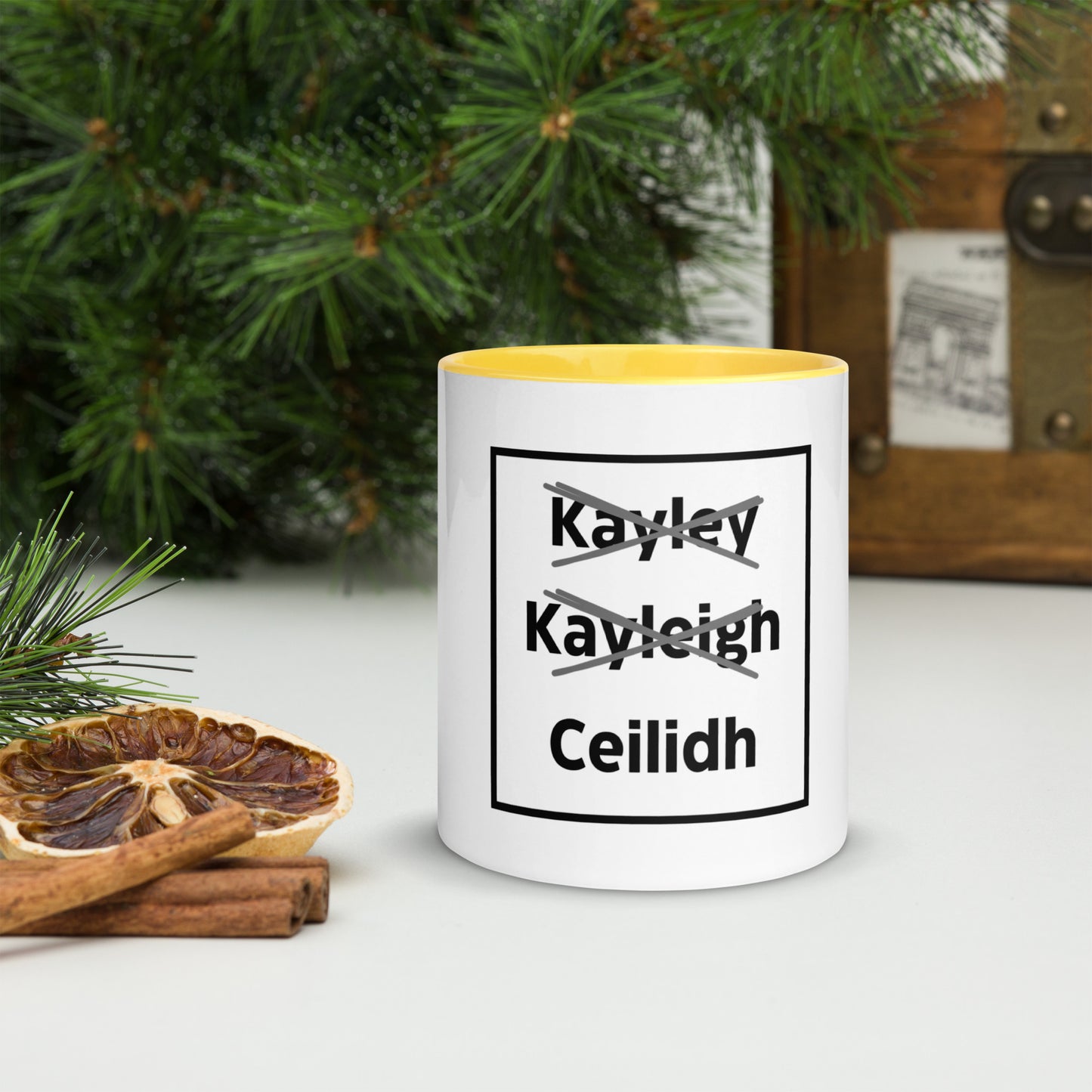 Ceilidh Mug with Colour Inside