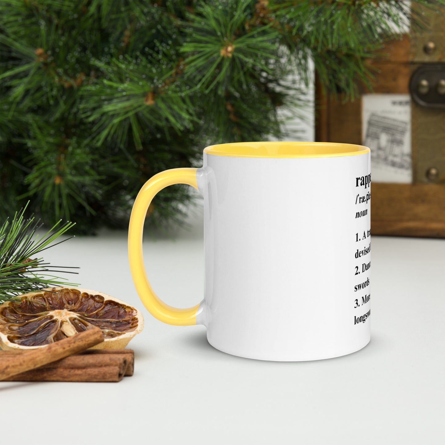 Rapper Sword definition Mug with Colour Inside