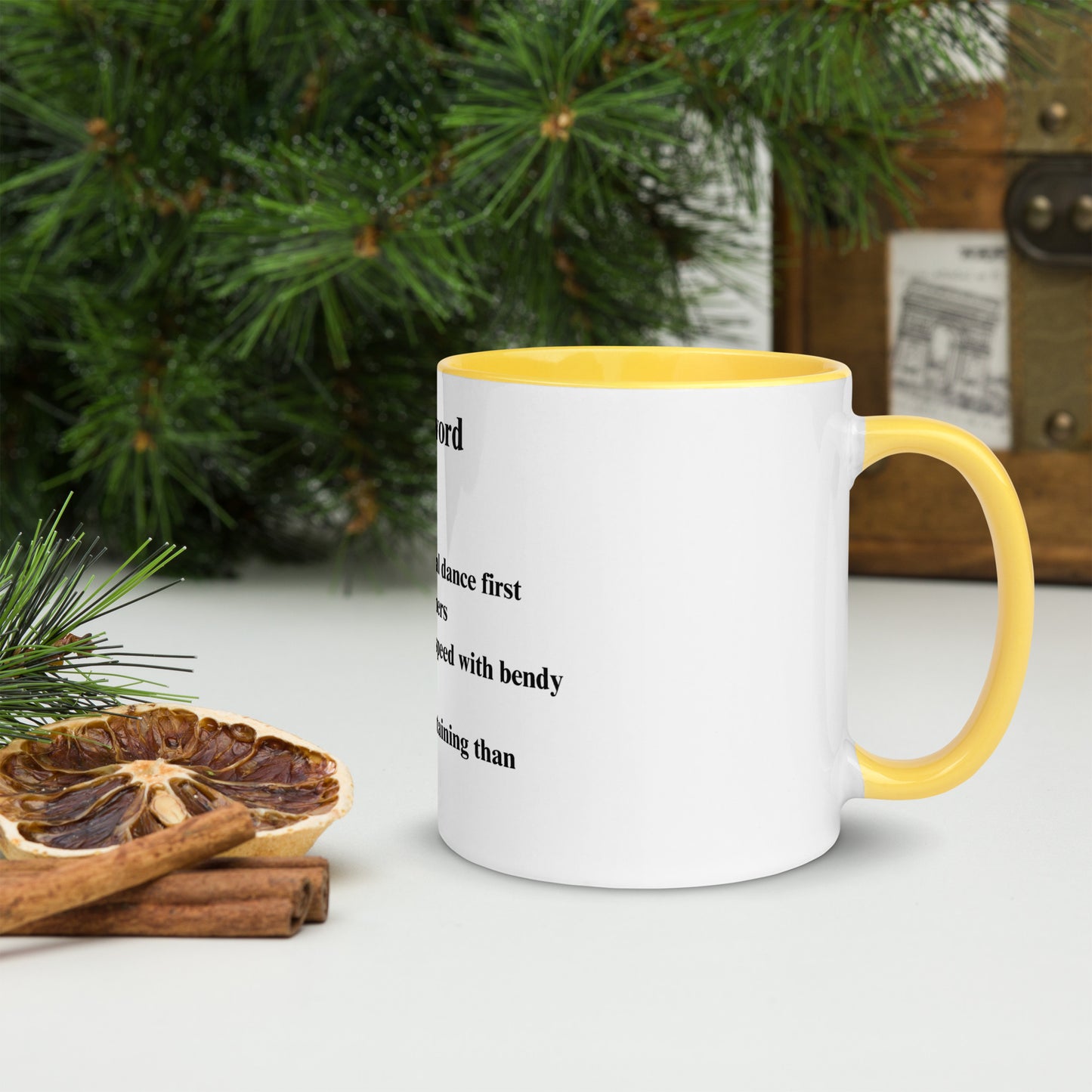 Rapper Sword definition Mug with Colour Inside