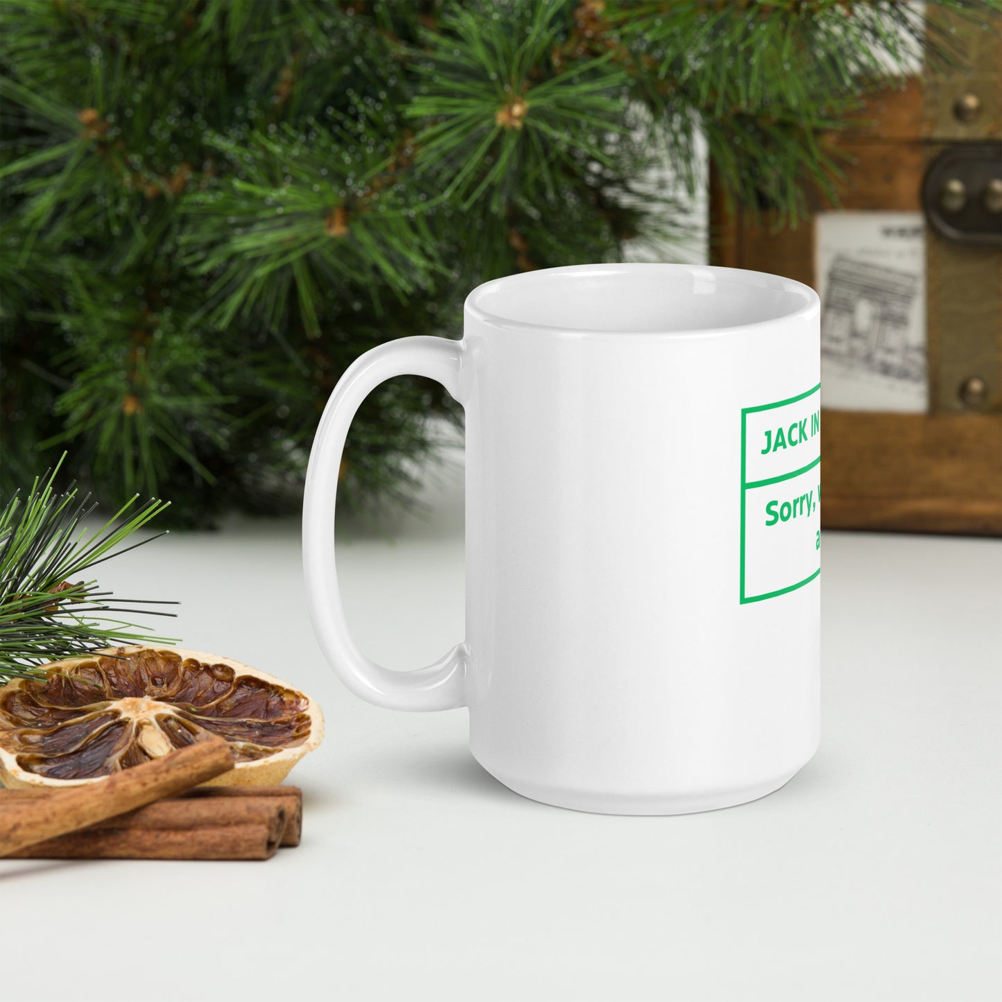 Jack In The Green White Glossy Mug