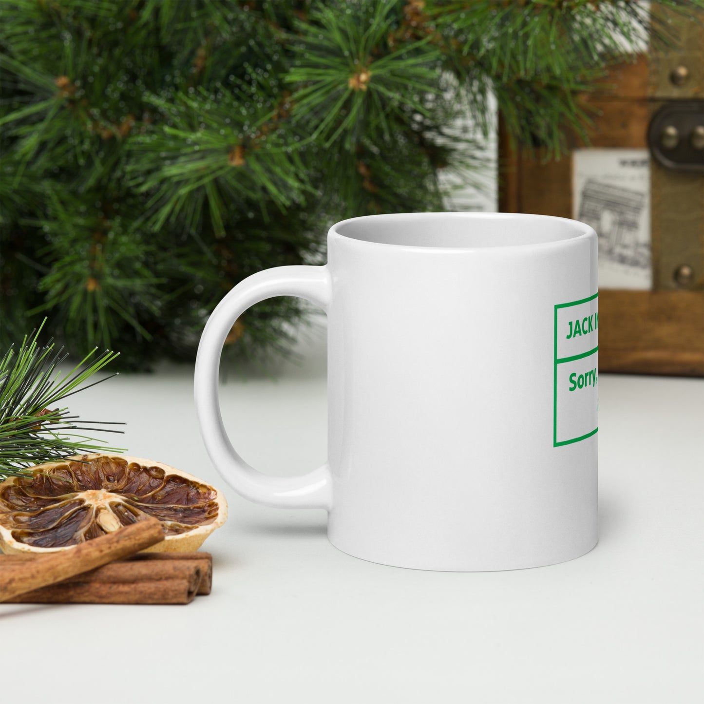 Jack In The Green White Glossy Mug